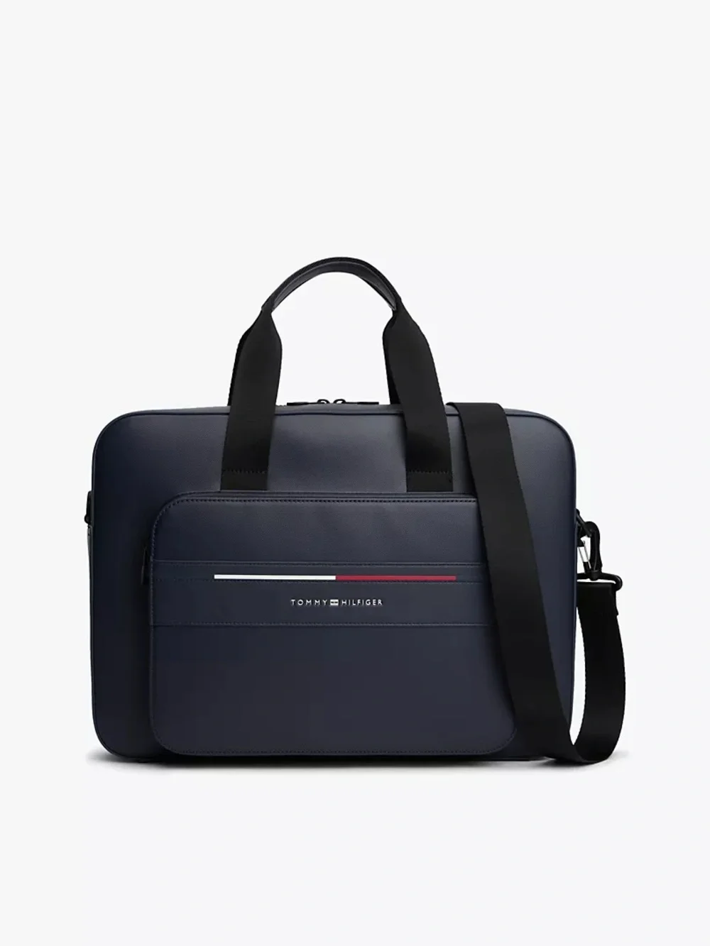 Tommy Hilfiger Navy and Black Men's Laptop Bag